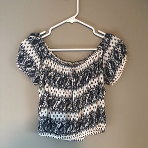 Off the shoulder // China Doll Top // Cropped